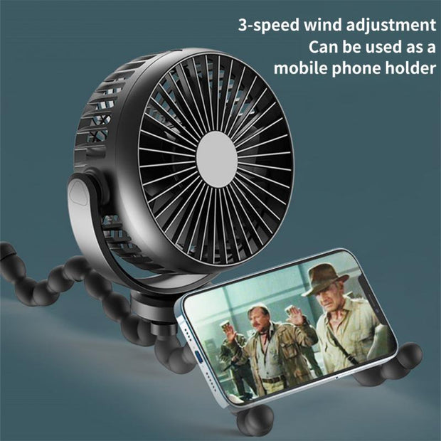 Baby Stroller Hand Fan